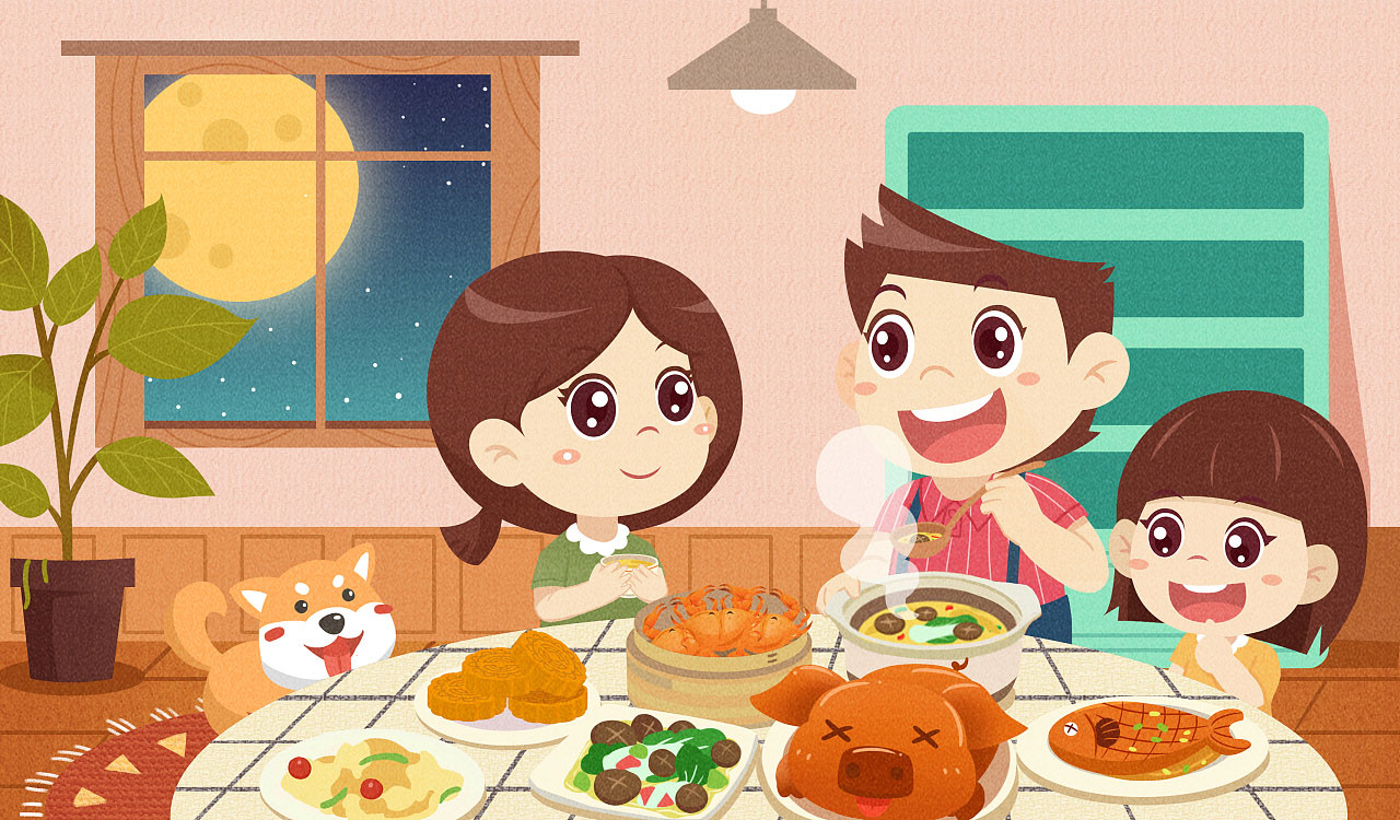 七夕插画-爱搞事的猫案例展示-一品威客网