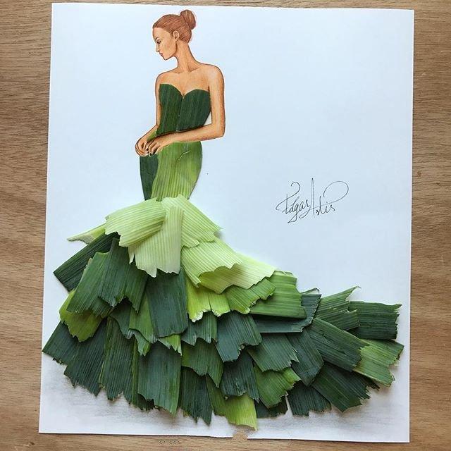 创意服装设计画手稿