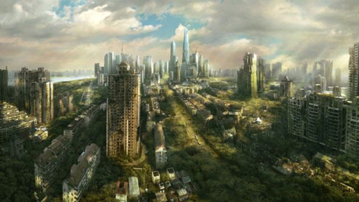 04-shanghai_ruins_by_jenovah_art-d2ktuf8 世界末日插画设计