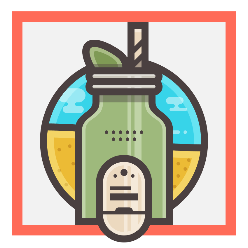 ai设计制作海滩图标方法