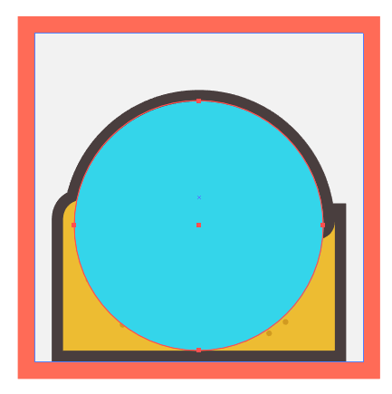 ai设计制作海滩图标方法