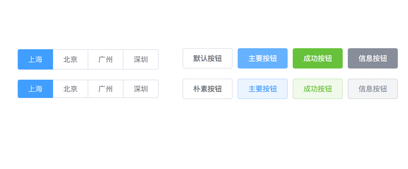 按钮组设计