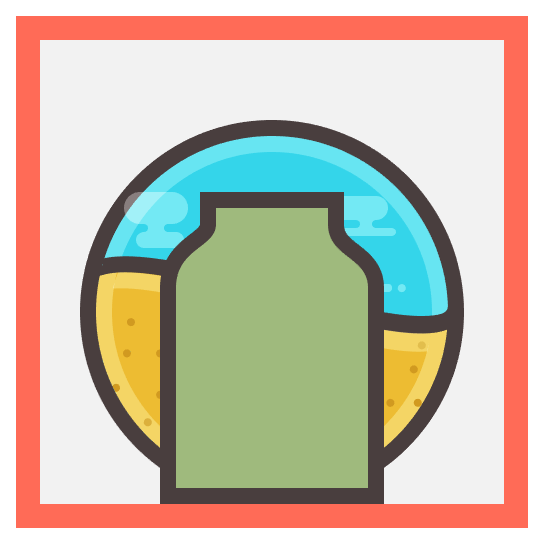 ai设计制作海滩图标方法