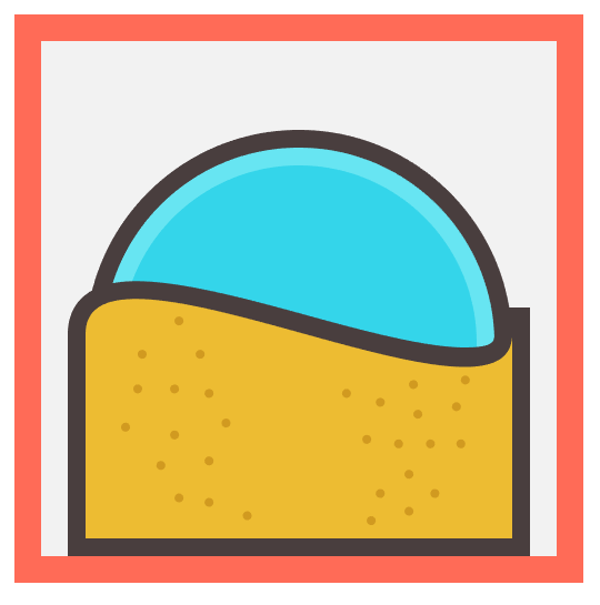 ai设计制作海滩图标方法