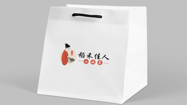 稻禾佳人：餐饮品牌LOGO设计 典雅且不失大气