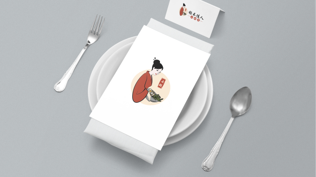 稻禾佳人：餐饮品牌LOGO设计 典雅且不失大气