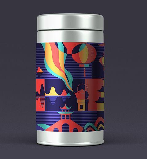 几何创意图形与产品设计完美结合起来