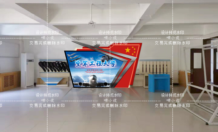 部队院校形象墙设计-软装设计-一品威客网