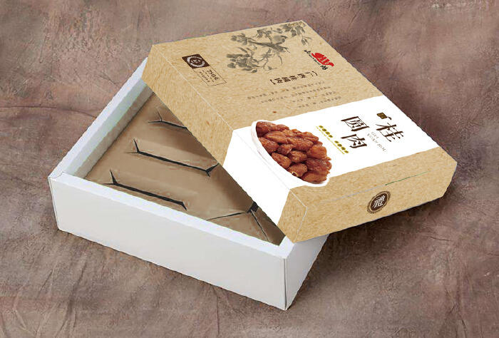 桂圆肉(无核无壳)天地盒礼盒设计