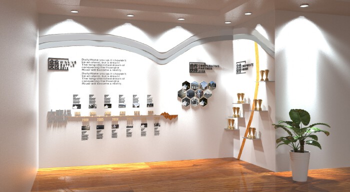 做一个公司发展历程展示墙