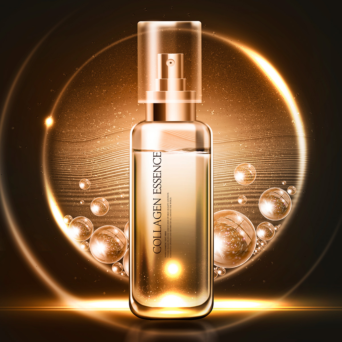 化妆品产品精修