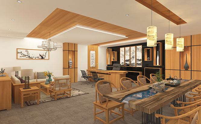 中式风格办公室设计