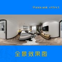全景效果图绘制家装工装效果图绘制VR效果图展示效果绘制设计