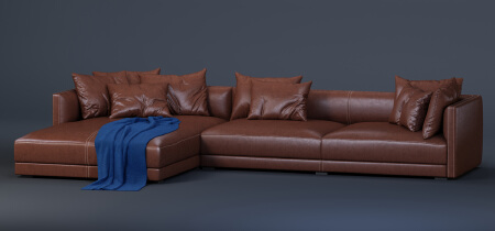 3D模型贴材质渲染