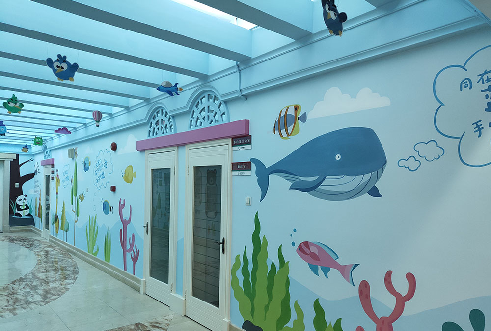 深圳福中社区梦想学堂走廊
