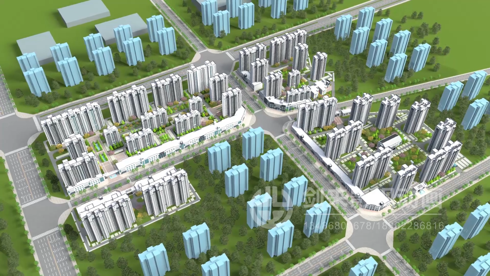 建筑水利三维演示动画