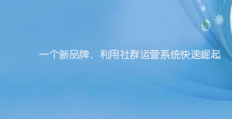 一个新品牌，利用社群运营系统快速崛起