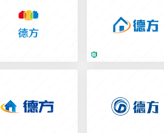 房产logo设计可选择哪些风格,请欣赏“德方”logo作品