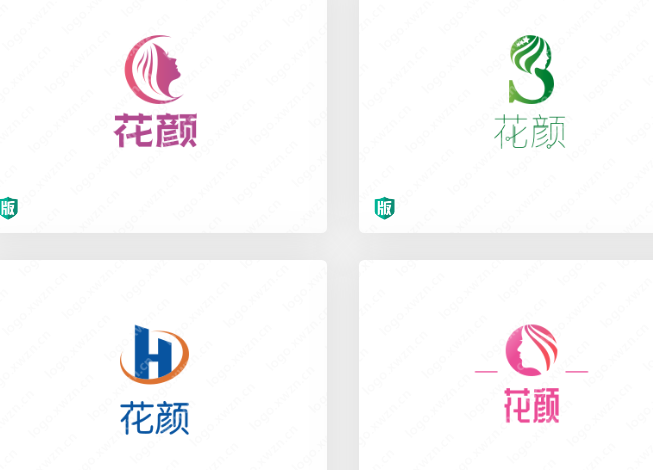 化妆品“花颜”logo设计怎样做才能更有创意?