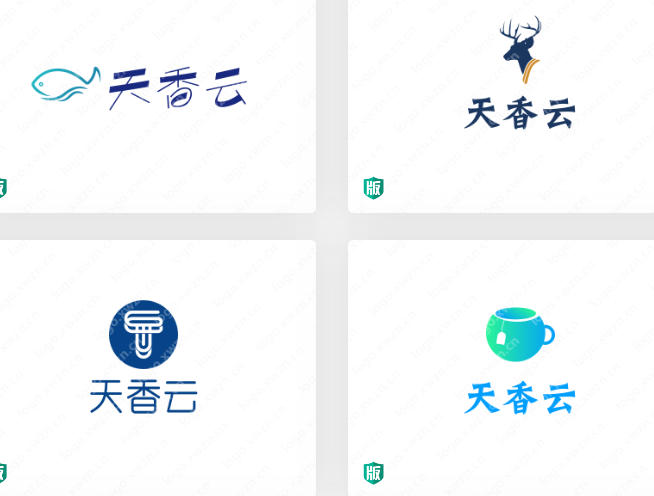 餐饮行业:天香云logo设计 ,你喜欢吗