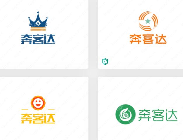 精选4个“奔客达”的logo设计，真心不错