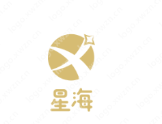寓意熠熠生辉的“星海”logo设计案例赏析
