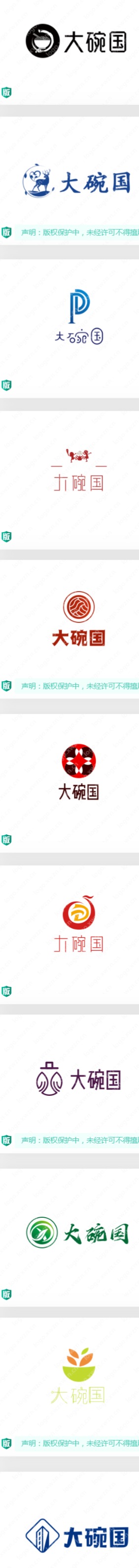 #logo设计 火锅LOGO设计：大碗国