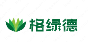 “格绿德”logo设计，给农产品logo添加色彩设计