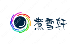 “煮雪轩”logo设计，给人以清雅脱俗之感
