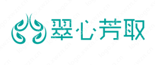 “翠心芳取”logo设计，韵味悠长