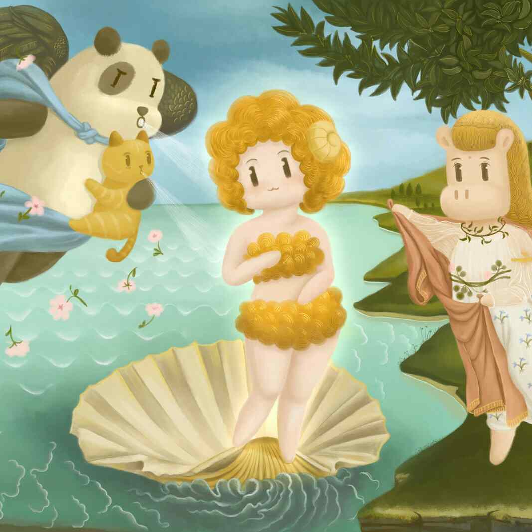 小肉羊名画演绎系列