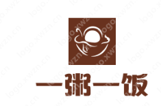 餐饮主题logo:“一粥一饭”