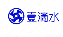 多个“壹滴水”logo设计合集赏析，适合食品行业
