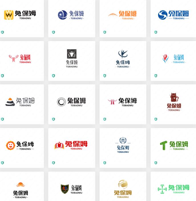 农副产品logo“兔保姆”logo设计赏析 要求构思精巧