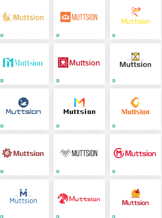 高端手工男鞋品牌logo设计：Muttsion