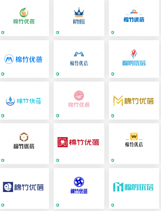 纸尿裤Logo设计：棉竹优蓓