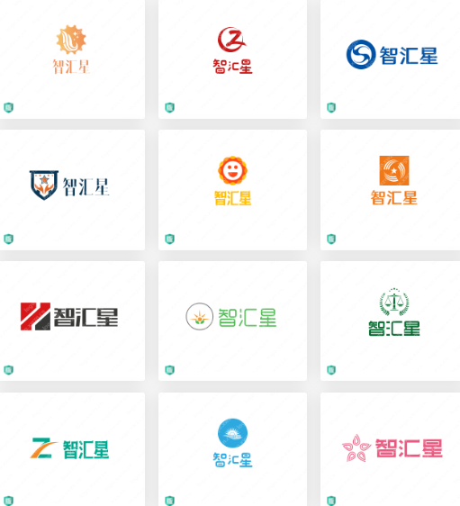 一组文具LOGO设计赏析：智汇星