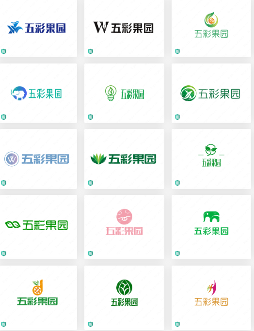 一组果蔬LOGO设计赏析