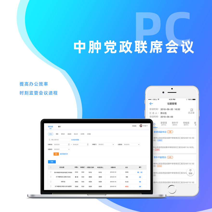 中肿党政联席会议