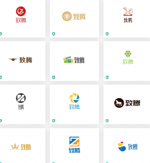 分享汽修厂logo设计案例：:致腾