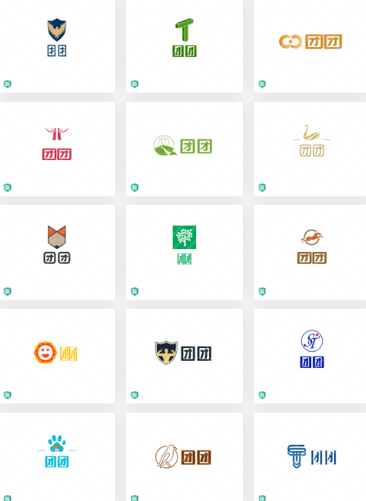 一组猫咪LOGO设计欣赏：团团