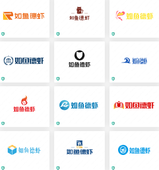 火锅行业logo设计案例：如鱼德虾