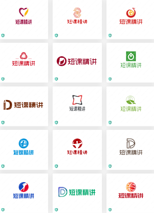 教育类logo设计：短课精讲