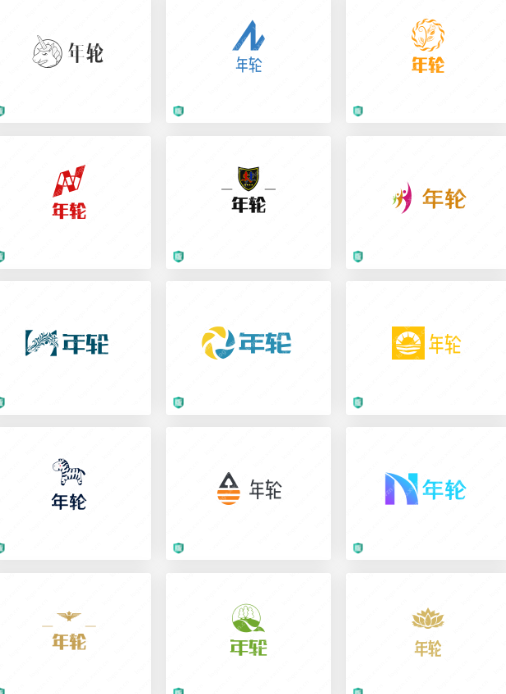 摄影logo设计：年轮