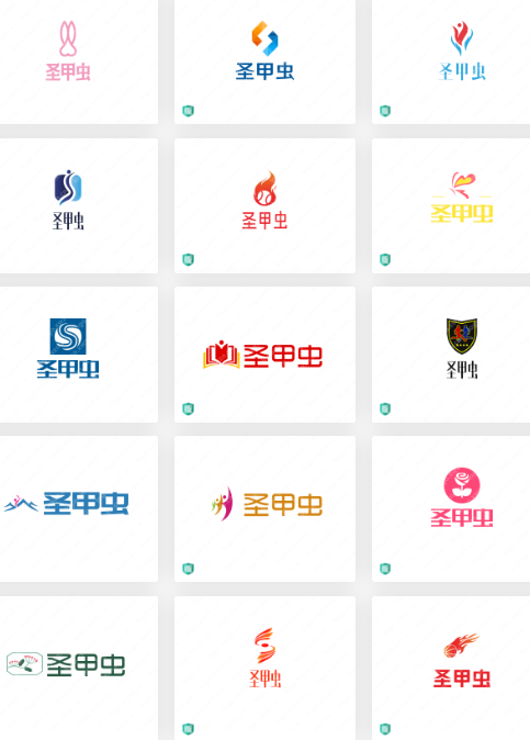 分享有机肥和环保领域 logo设计案例：圣甲虫