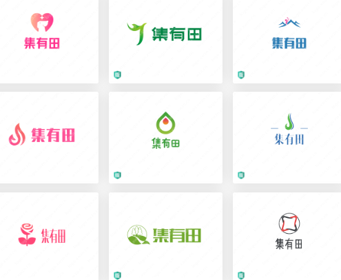 分享瓷砖粘接剂 logo设计案例：集有田