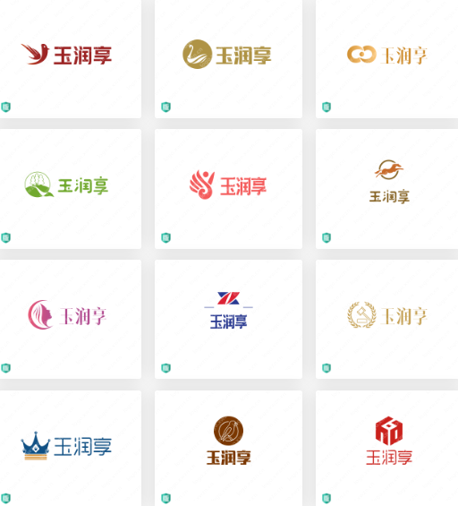 大米logo设计案例合集分享：玉润享