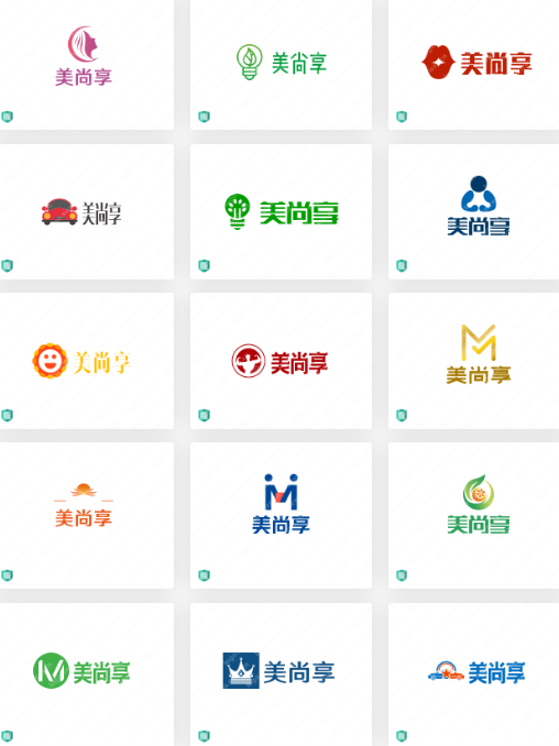 美容化妆品行业logo设计案例合集：美尚享