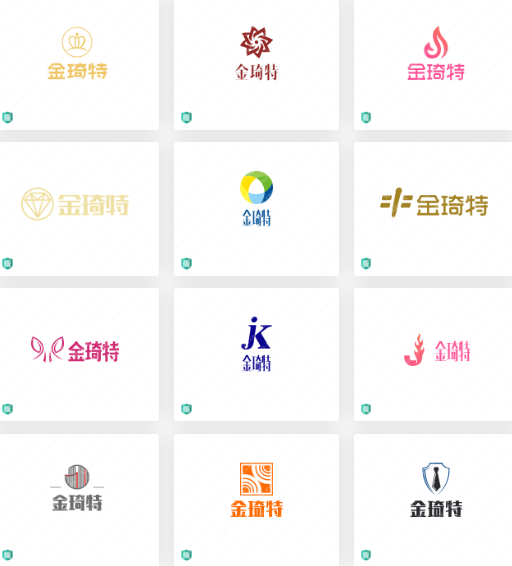 女装行业logo设计：金琦特
