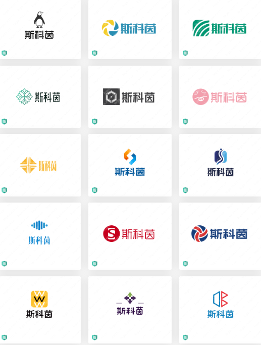防火材料行业logo设计：斯科茵